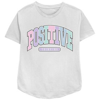 Women's Positive Thinking Relaxed Fit Graphic Tee