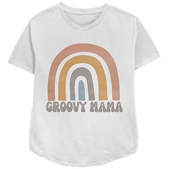 Women's Groovy Mama Relaxed Fit Graphic Tee