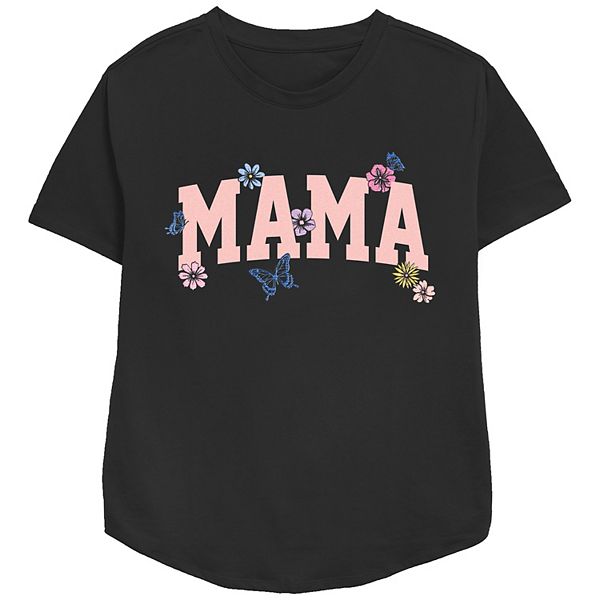 Women's Short Sleeves 'All American Mama' Flowy Tee