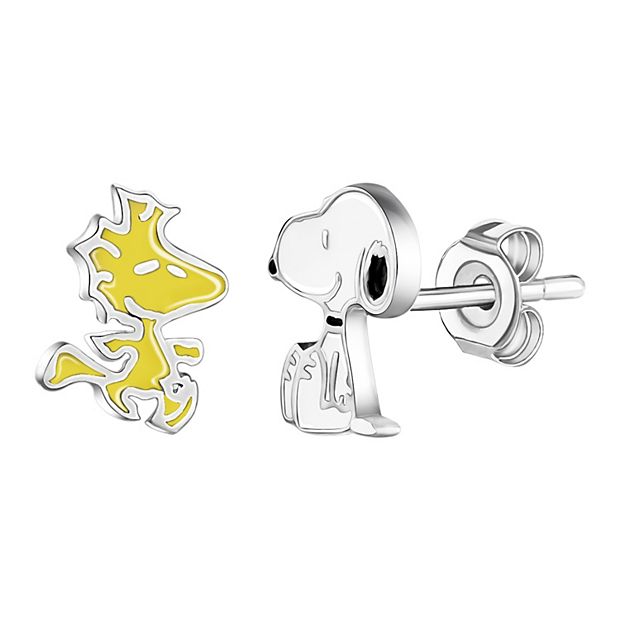 限定コラボ【Coach X Peanuts】Snoopy Stud Earrings COACH® Outlet | Coach X Peanuts Snoopy Stud Earrings