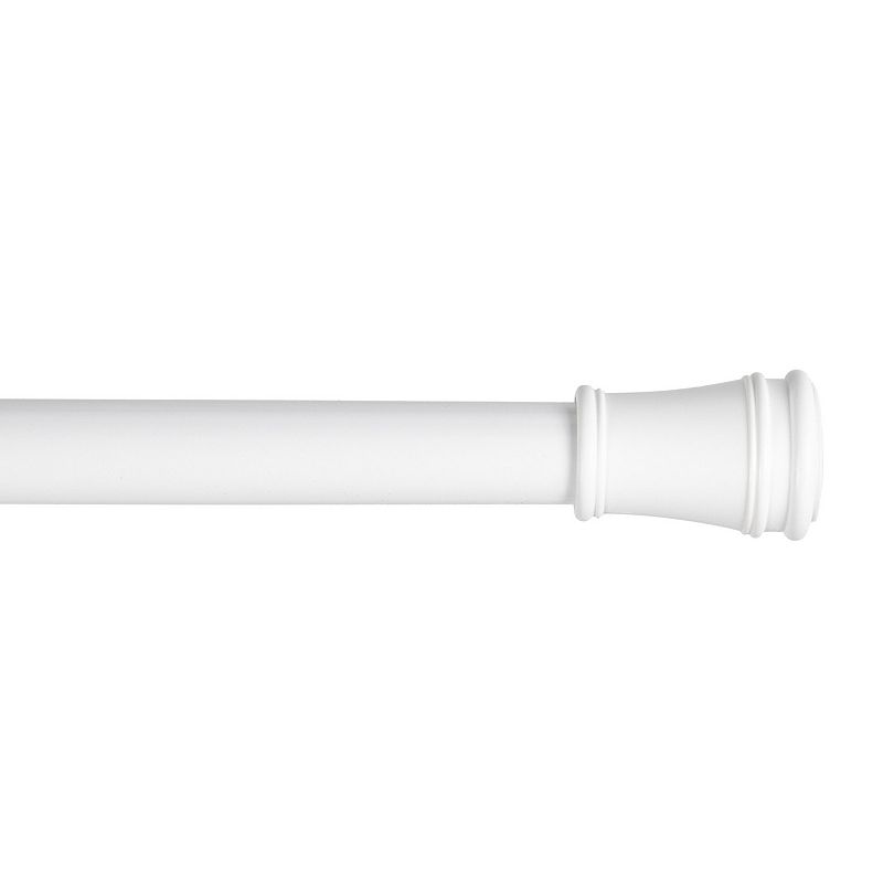 Kenney® Rogers 5/8  Twist & Fit™ No Tools Tension Window Curtain Rod  48-84   White
