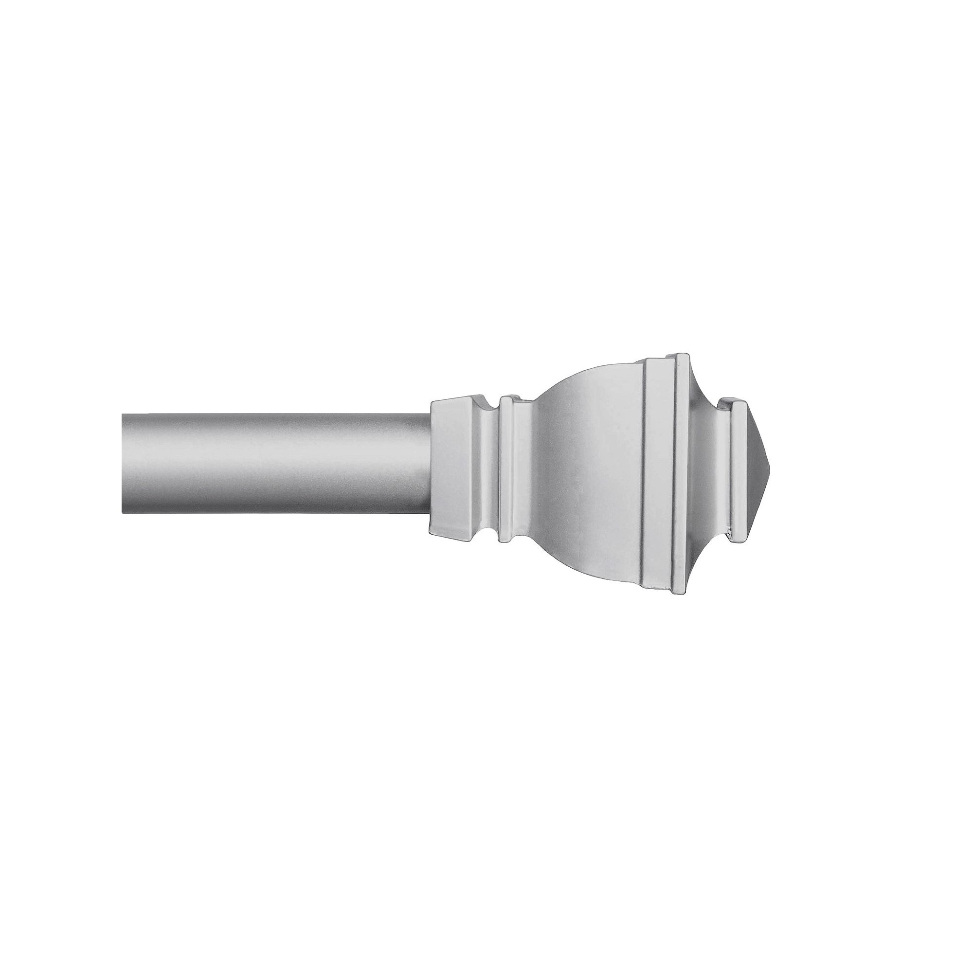 Kenney 1” Diameter Riley Value Decorative Adjustable Curtain Rod Set, Sat