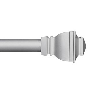 Kenney 1” Diameter Riley Value Decorative Adjustable Curtain Rod Set
