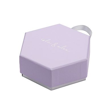 Isla & Alex Cubic Zirconia & Mother of Pearl Butterfly Ring Set
