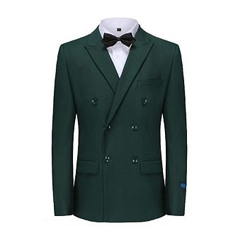Braveman Men's Slim Fit 2 pc Double Breasted Suit