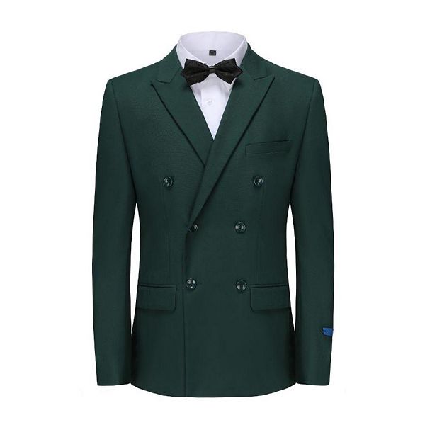 Braveman Men's Slim Fit 2-piece Double Breasted Suit