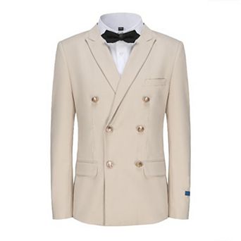 Braveman Men's Slim Fit 2 pc Double Breasted Suit