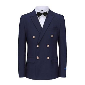 Braveman Men's Slim Fit 2 pc Double Breasted Suit