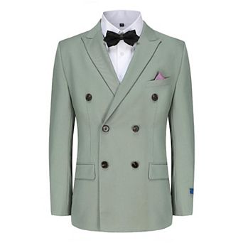 Braveman Men's Slim Fit 2 pc Double Breasted Suit