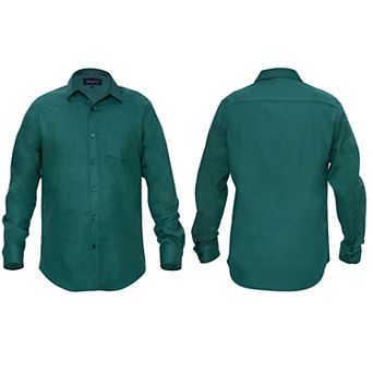 Braveman Men's Buffalo Plaid Button Down Classic Fit Flannel Shirt