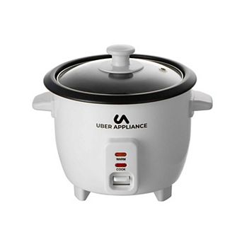Uber Appliance Rapid Rice Cooker 6 cup Capacity