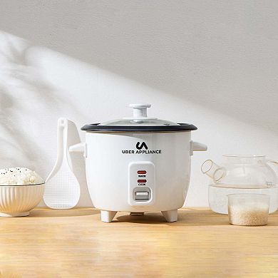 Uber Appliance Rapid Rice Cooker 6 Cup Capacity