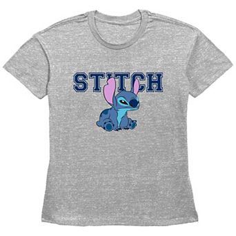 Disney's Lilo & Stitch Angry Sitting Stitch Basic Fit Women's Graphic Tee