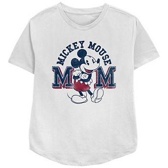 Disney's Mickey Mouse Mom Relaxed Fit Women's Graphic Tee