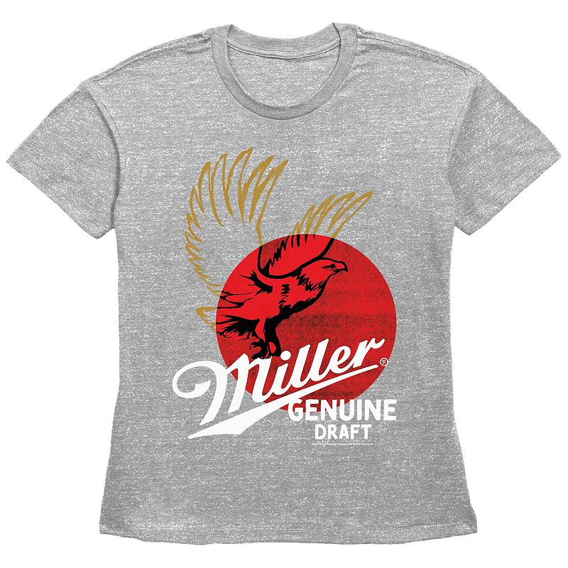 Women's Miller Genuine Draft Basic Fit Graphic Tee, 
