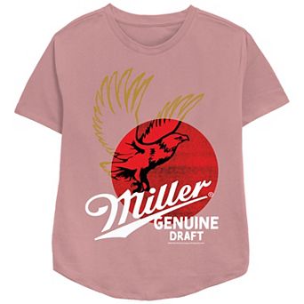 Women's Miller Genuine Draft Relaxed Fit Graphic Tee