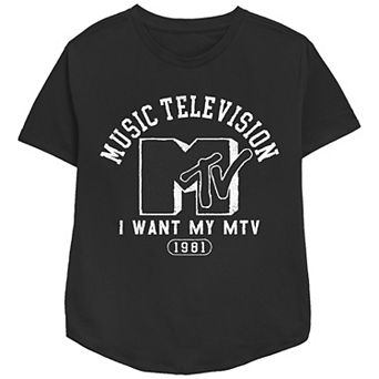 Women's MTV Music College Redux Relaxed Fit Graphic Tee