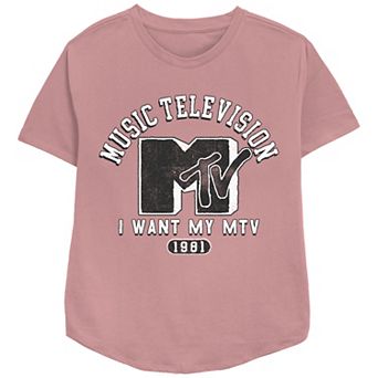 Women's MTV Music College Redux Relaxed Fit Graphic Tee