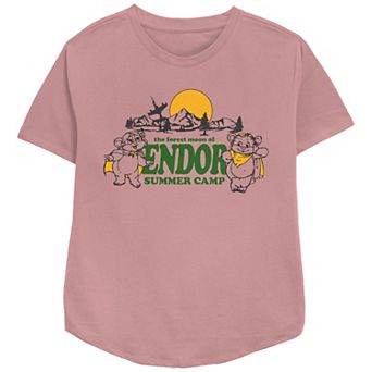 Women's Star Wars Endor Summer Camp Relaxed Fit Graphic Tee