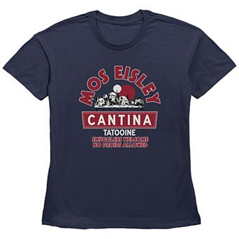 Women's Star Wars Mos Eisley Cantina Tatooine Basic Fit Graphic Tee