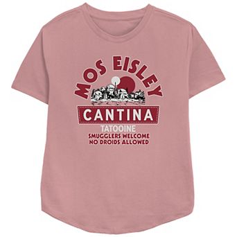 Women's Star Wars Mos Eisley Cantina Tatooine Relaxed Fit Graphic Tee