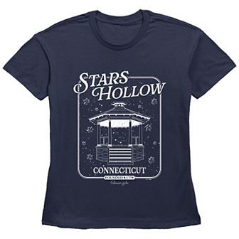 Women's Gilmore Girls Stars Hollow Gazebo Basic Fit Graphic Tee
