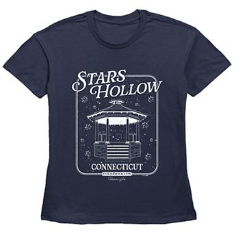 Women's Gilmore Girls Stars Hollow Gazebo Basic Fit Graphic Tee