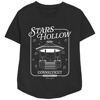 Women's Gilmore Girls Stars Hollow Gazebo Relaxed Fit Graphic Tee