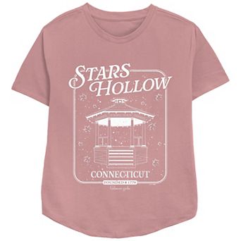 Women's Gilmore Girls Stars Hollow Gazebo Relaxed Fit Graphic Tee