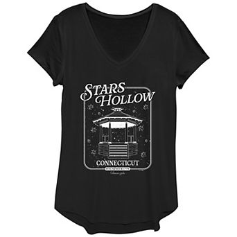 Women's Gilmore Girls Stars Hollow Gazebo Graphic Tee
