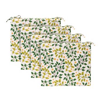 Unikome Waterproof Square Patio Seat Cushions, 18.5" X 16" X 3", 4 Pack, Indoor Outdoor Cushions