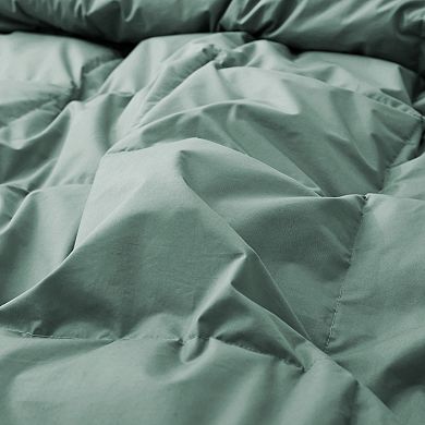 Unikome Natural Comfort Organic Cotton All Season Goose Feathers Down Comforter