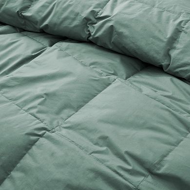Unikome Natural Comfort Organic Cotton All Season Goose Feathers Down Comforter