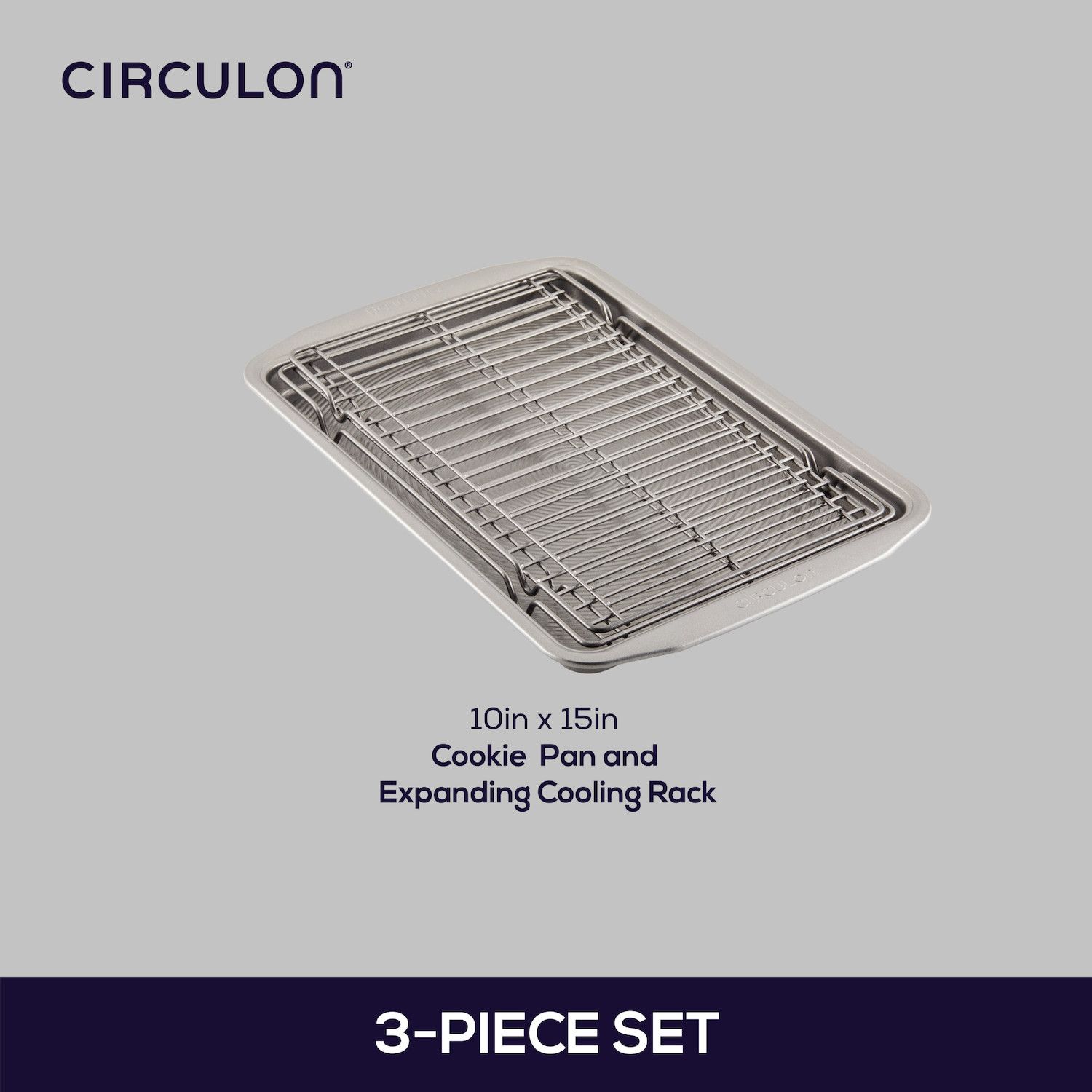 Circulon Bakeware Baking Sheet/Cookie Pan and Cooling Rack Set - Thumbnail 5