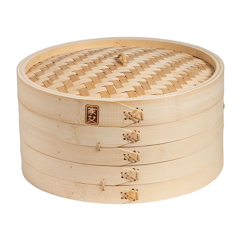 Joyce Chen 2-Tier Bamboo Steamer Baskets  12-Inch