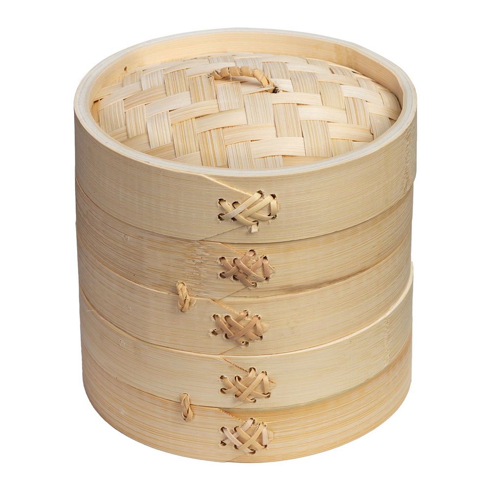 Joyce Chen 6" 2-Tier Bamboo Steamer Basket