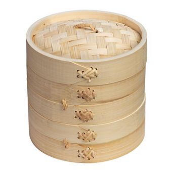 Joyce Chen 6" 2 tier Bamboo Steamer Basket