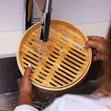 Joyce Chen 6" 2-Tier Bamboo Steamer Basket