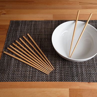 Joyce Chen 5-Pair Burnished Bamboo Chopsticks Set