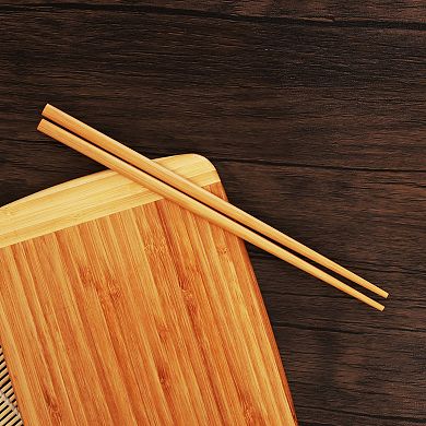 Joyce Chen 5-Pair Burnished Bamboo Chopsticks Set