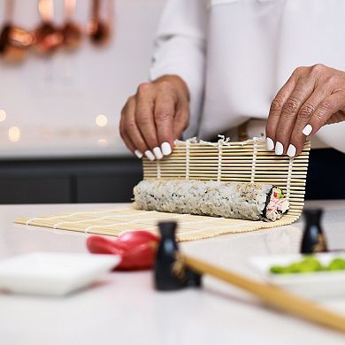 Joyce Chen 3-Piece Sushi Making Kit with Sushi Roller