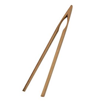 Joyce Chen 6.5" Burnished Bamboo Toaster Tongs