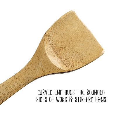 Joyce Chen 14" Burnished Bamboo Stir Fry Spatula