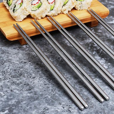 Joyce Chen 5-Pair Metal Chopsticks Set