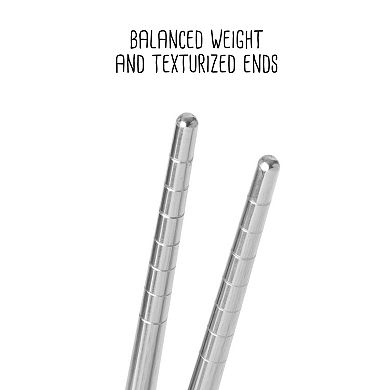 Joyce Chen 5-Pair Metal Chopsticks Set