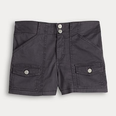 Juniors' Harper & Ivy Cargo Pocket Shorts