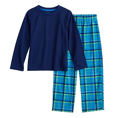 Boys 6-20 Cuddl Duds® 2-Piece Long Sleeve Pajama Top