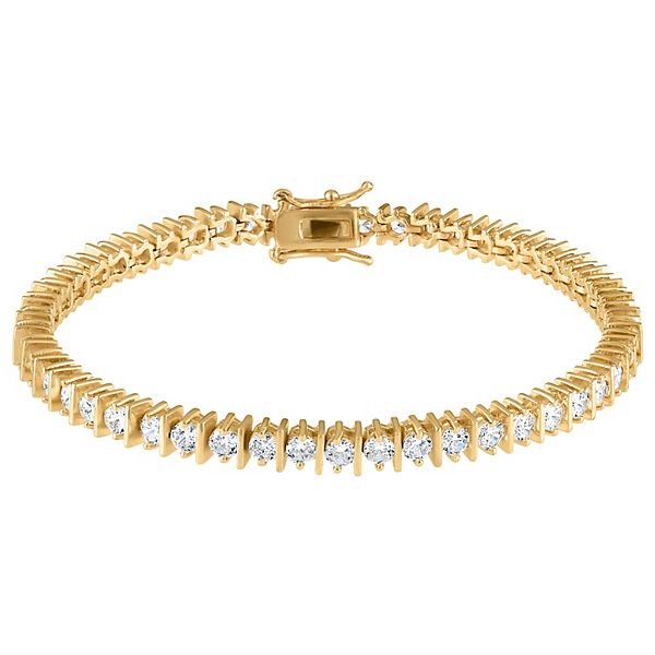 Sterling Silver Cubic Zirconia Tennis Bracelet main image 0