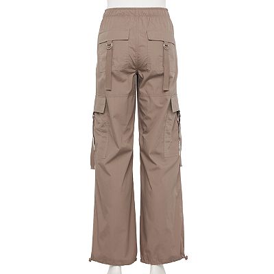 Juniors' Harper & Ivy Cargo Pants With Knee Pleats