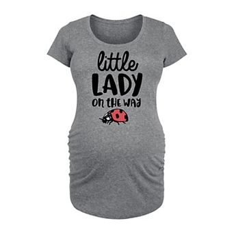 Maternity Little Lady Ladybug Graphic Tee